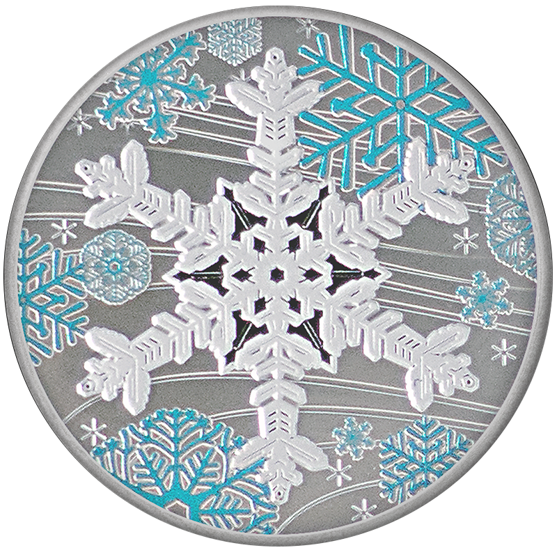 Image for 1 oz. TD Holiday Silver Round from TD Precious Metals